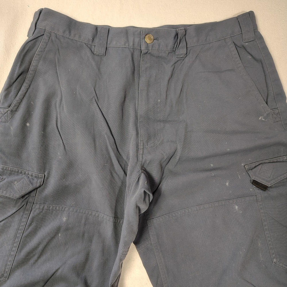 Arborwear Mens Tech Cargo Pants 36x34 Gray Blue Nylon Tree Climbers Work Utility - Picture 2 of 11